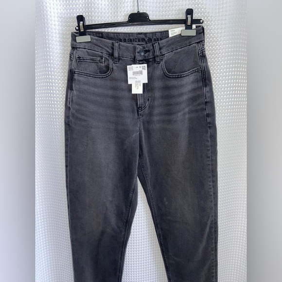 Women’s AMERICAN EAGLE Stretch curvy mom Jeans size 8 X-Long NWT - Picture 4 of 15